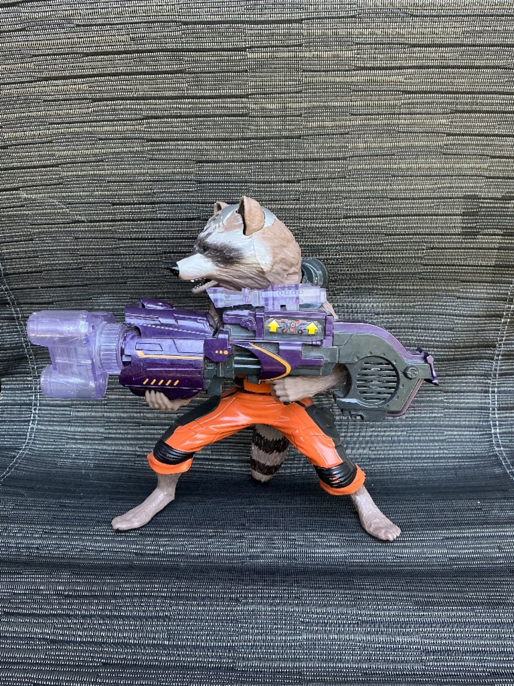 Big Blastin' Rocket Raccoon Hasbro Marvel Guardians of the Galaxy Figure Tested